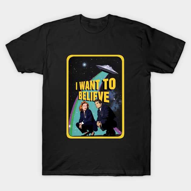 I want to believe T-Shirt by ChromaticD